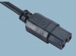 IEC 60320带凹槽品字尾电源线 C13 ST3-H