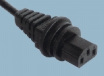 IEC 60320带扣品字尾电源线 C13 XH006E