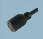 美式UL自锁电源线插头 XL1430R-A